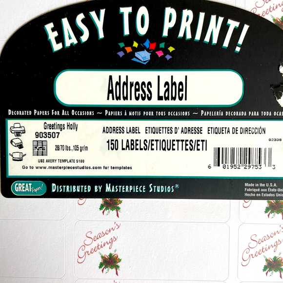 Address Labels, Set of 150, Bundle of 3 Sets - Picture 4 of 4